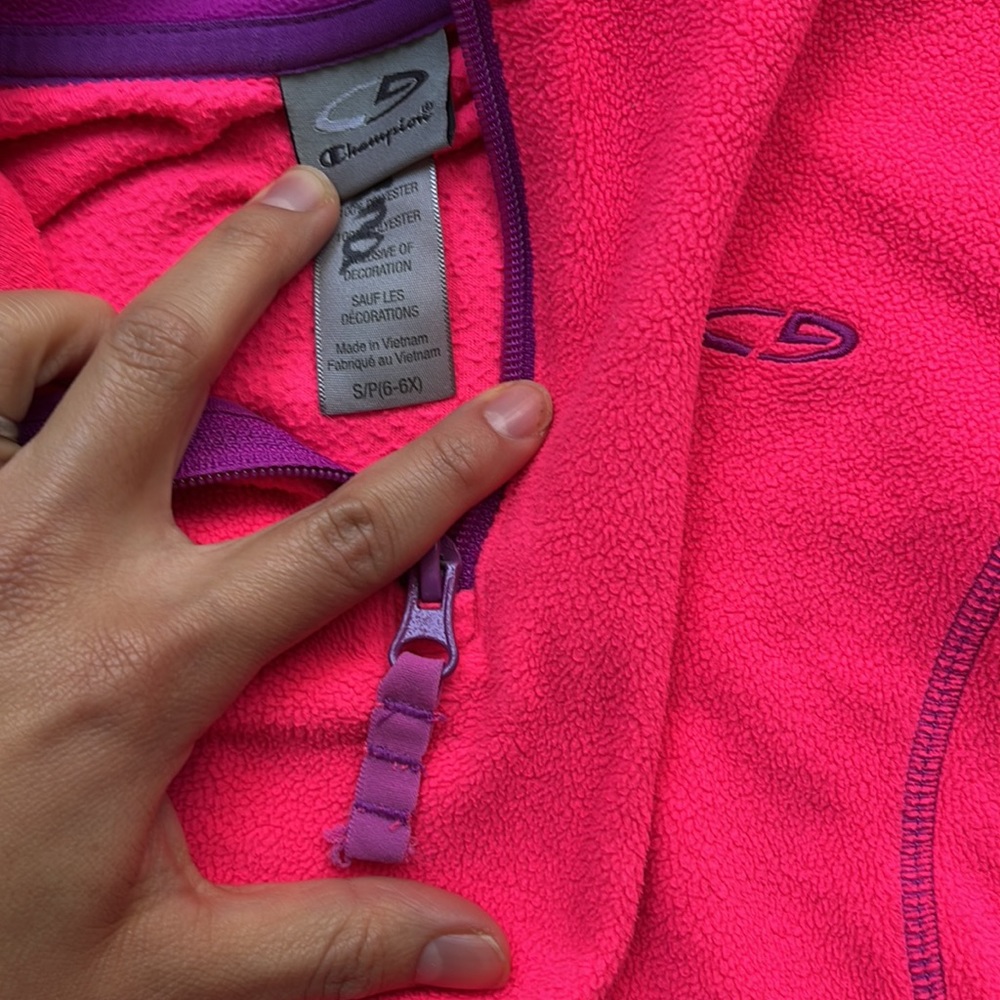 Bundle of 2 fleece long sleeve pull over half zip - Picture 5 of 9